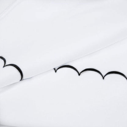 Scallops - Pure Linen Embroidered Edge Duvet Cover Sets - BOUTIQUEAMINESHOP.onlin