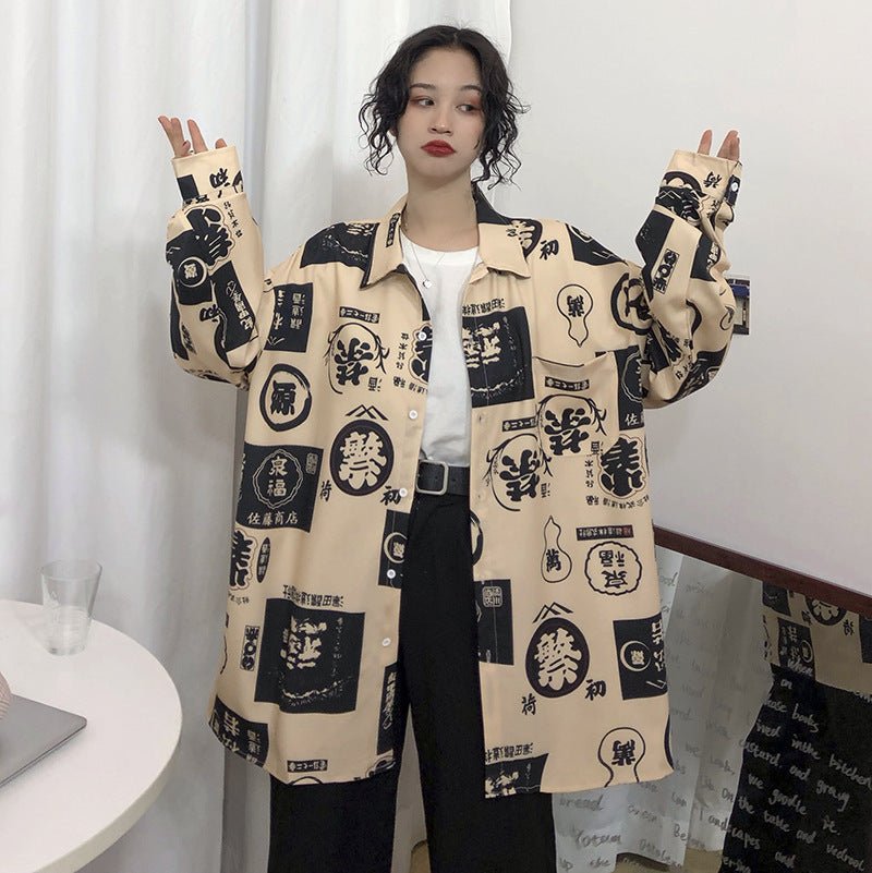 Streetwear Harajuku clothing ladies shirts - BOUTIQUEAMINESHOP.onlin