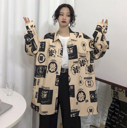 Streetwear Harajuku clothing ladies shirts - BOUTIQUEAMINESHOP.onlin