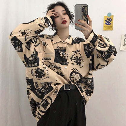 Streetwear Harajuku clothing ladies shirts - BOUTIQUEAMINESHOP.onlin