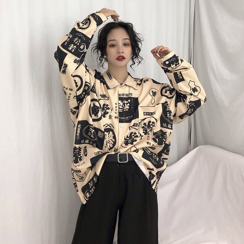 Streetwear Harajuku clothing ladies shirts - BOUTIQUEAMINESHOP.onlin