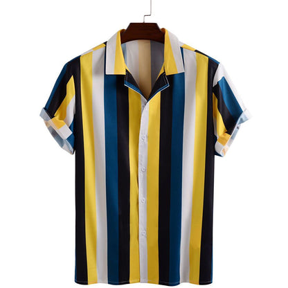 Striped men's shirt - BOUTIQUEAMINESHOP.onlin