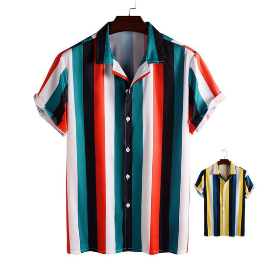 Striped men's shirt - BOUTIQUEAMINESHOP.onlin