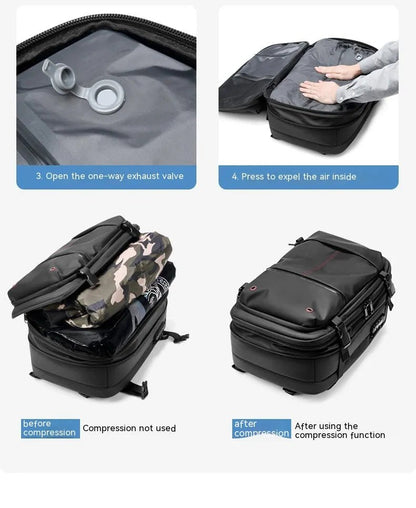 Vacuum Compression Large - capacity Backpack - BOUTIQUEAMINESHOP.onlin