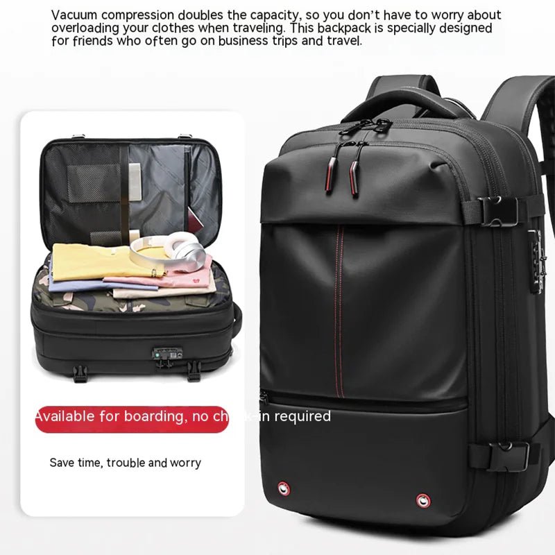 Vacuum Compression Large - capacity Backpack - BOUTIQUEAMINESHOP.onlin
