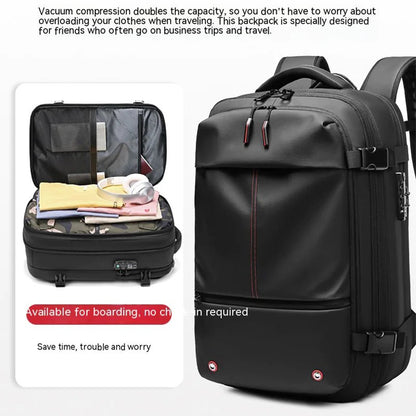 Vacuum Compression Large - capacity Backpack - BOUTIQUEAMINESHOP.onlin