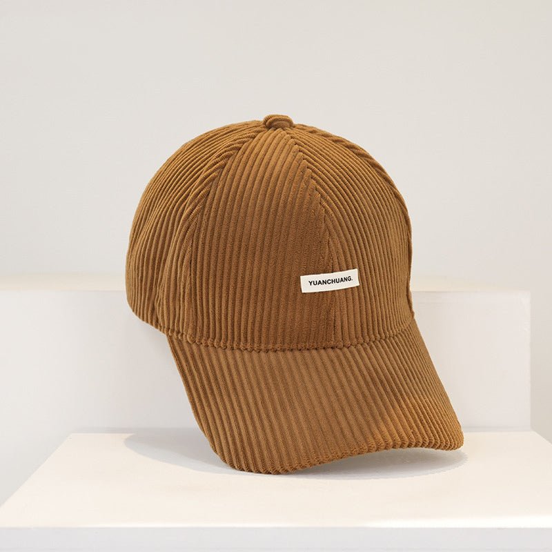 Warm Hard Top Corduroy Baseball Cap For Children - BOUTIQUEAMINESHOP.onlin