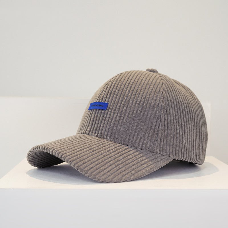 Warm Hard Top Corduroy Baseball Cap For Children - BOUTIQUEAMINESHOP.onlin