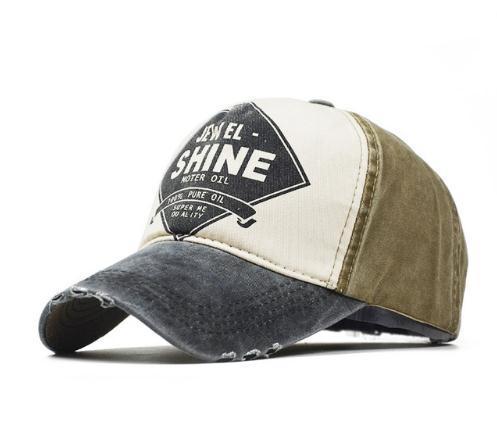 Washed cotton baseball cap Washed letters baseball cap - BOUTIQUEAMINESHOP.onlin