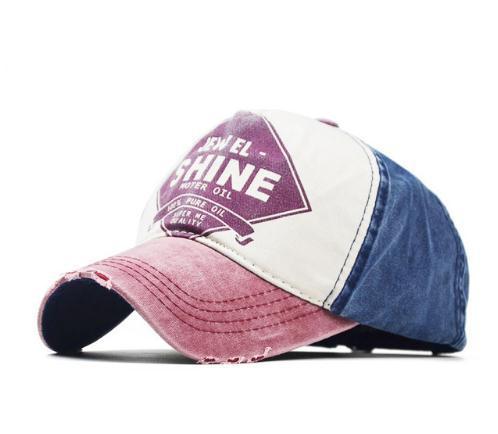 Washed cotton baseball cap Washed letters baseball cap - BOUTIQUEAMINESHOP.onlin