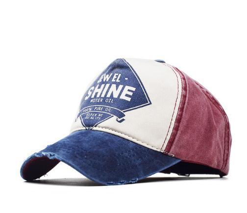 Washed cotton baseball cap Washed letters baseball cap - BOUTIQUEAMINESHOP.onlin