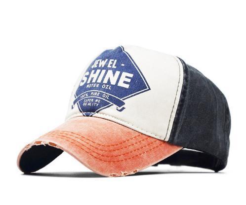 Washed cotton baseball cap Washed letters baseball cap - BOUTIQUEAMINESHOP.onlin