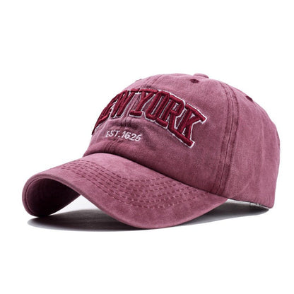 Washed cotton three - dimensional cap - BOUTIQUEAMINESHOP.onlin