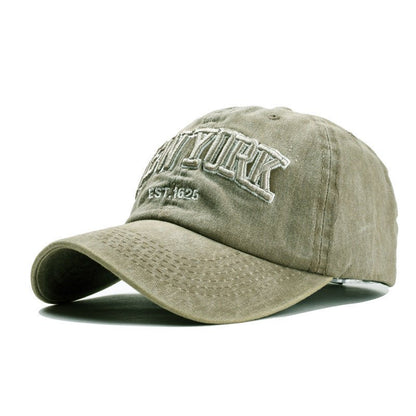 Washed cotton three - dimensional cap - BOUTIQUEAMINESHOP.onlin
