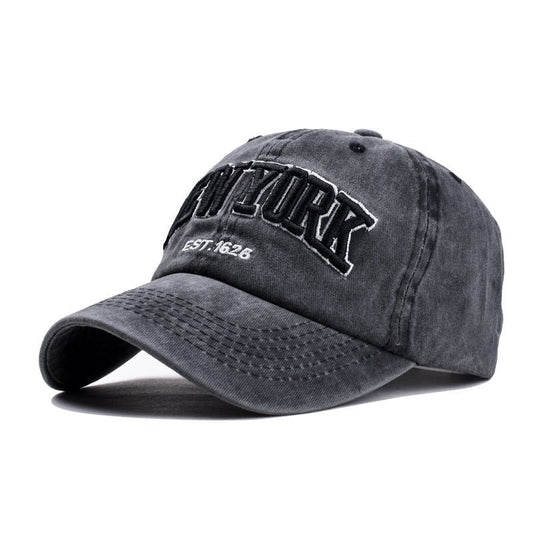Washed cotton three - dimensional cap - BOUTIQUEAMINESHOP.onlin