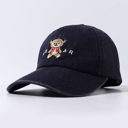 Women Cartoon Teddy Bear Embroidery Dad Hats - BOUTIQUEAMINESHOP.onlin