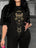 Women's Oversized Butterfly Print Loose Fit Basic Drop Shoulder T-Shirt Graphic Tees Women Tops - BOUTIQUEAMINESHOP.onlin