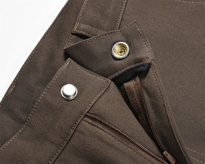 Workwear Multi - pocket Bootleg Pants Men - BOUTIQUEAMINESHOP.onlin